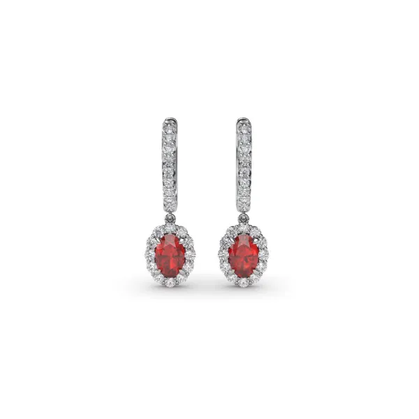 0.57 Carat Color Stone Earrings Van Atkins Jewelers New Albany, MS