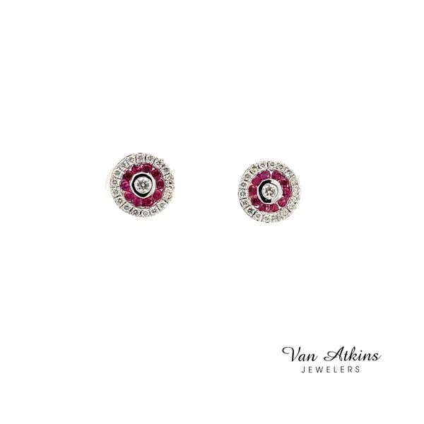 Color Stone Earrings Van Atkins Jewelers New Albany, MS