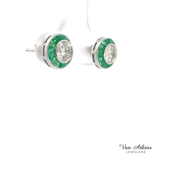 1.17 Carat Color Stone Earrings Image 3 Van Atkins Jewelers New Albany, MS