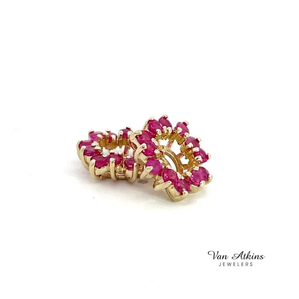 1 Carat Color Stone Earring Jackets Image 2 Van Atkins Jewelers New Albany, MS