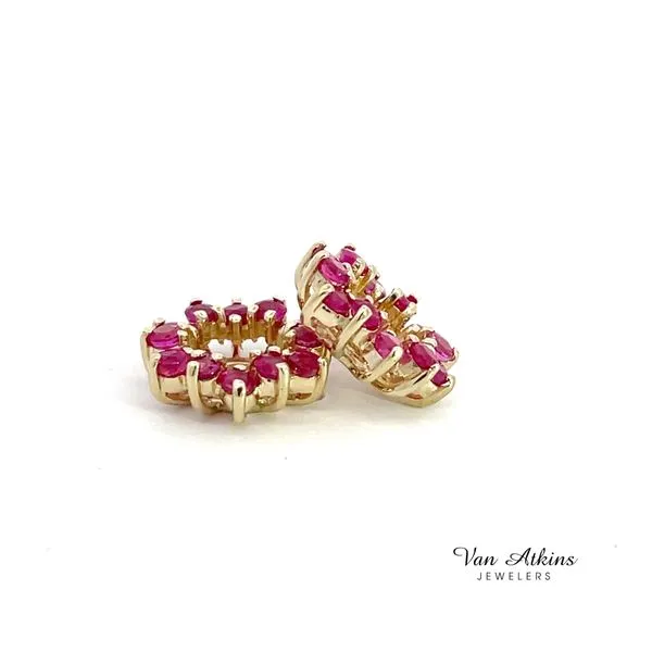 1 Carat Color Stone Earring Jackets Image 3 Van Atkins Jewelers New Albany, MS