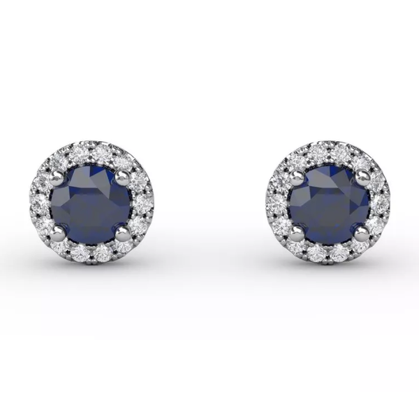 0.48 Carat Color Stone Earrings Van Atkins Jewelers New Albany, MS