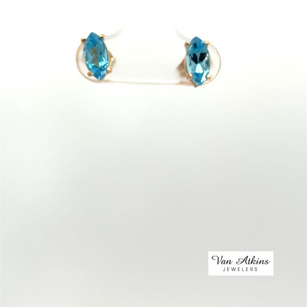 1 Carat Color Stone Earrings Image 4 Van Atkins Jewelers New Albany, MS