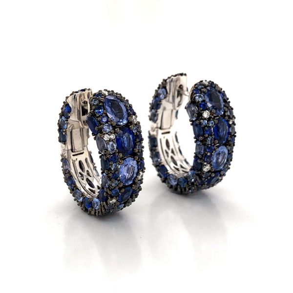 12.43 Carat Sapphire Earrings Image 2 Van Atkins Jewelers New Albany, MS