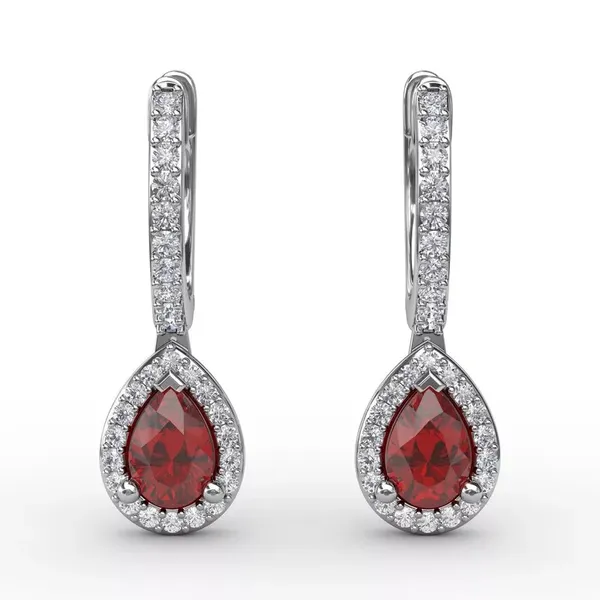 Colored Stone Earrings Van Atkins Jewelers New Albany, MS