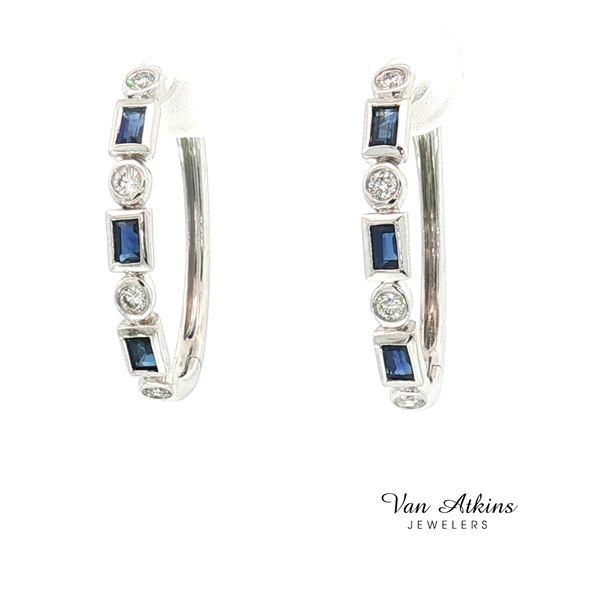 0.4 Carat Color Stone Earrings Image 2 Van Atkins Jewelers New Albany, MS