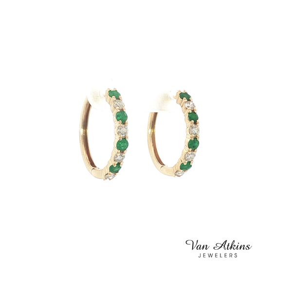 1 Carat Color Stone Earrings Image 2 Van Atkins Jewelers New Albany, MS
