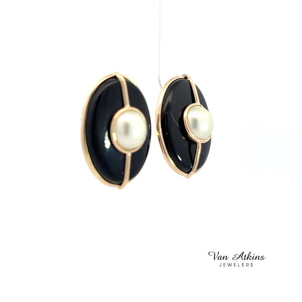 Estate Color Stone Earrings Image 2 Van Atkins Jewelers New Albany, MS