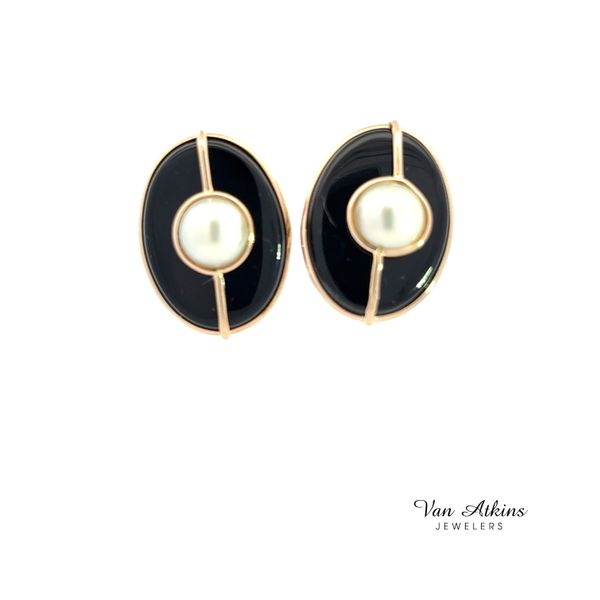 Estate Color Stone Earrings Image 4 Van Atkins Jewelers New Albany, MS