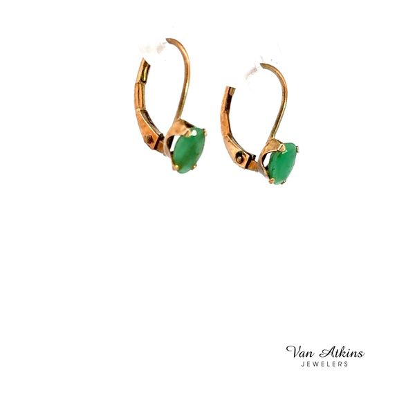 0.5 Carat Estate Color Stone Earrings Image 2 Van Atkins Jewelers New Albany, MS