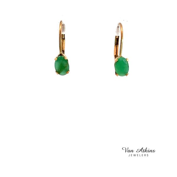 0.5 Carat Estate Color Stone Earrings Van Atkins Jewelers New Albany, MS