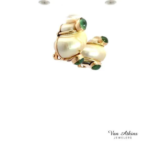 Estate Color Stone Earrings Image 3 Van Atkins Jewelers New Albany, MS