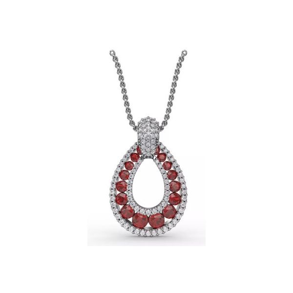 1.61 Carat Color Stones Pendants/Necklaces Van Atkins Jewelers New Albany, MS