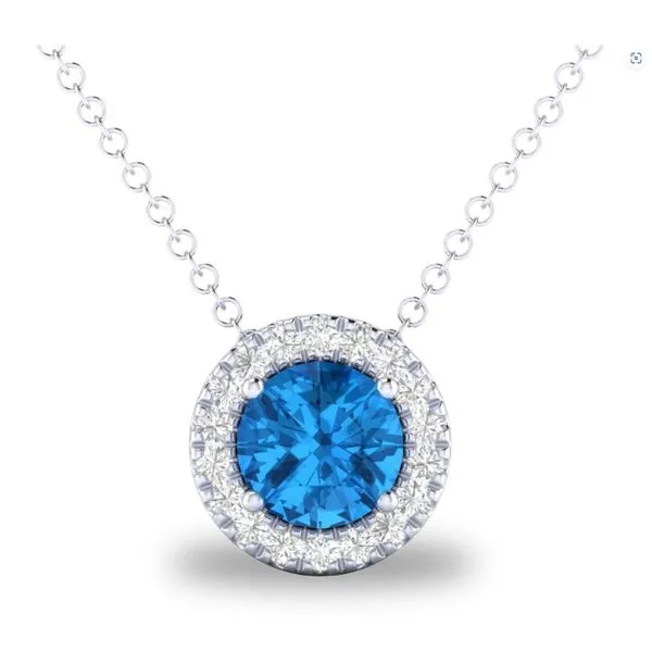 0.34 Carat Color Stones Pendants/Necklaces Van Atkins Jewelers New Albany, MS