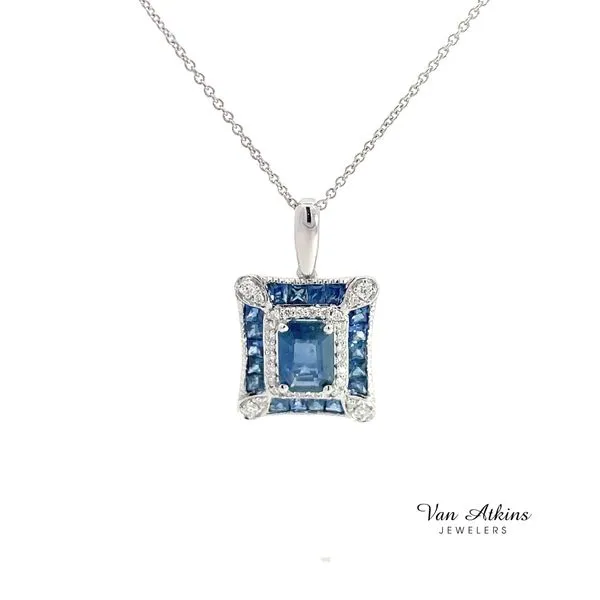 0.16 Carat Color Stones Necklace Van Atkins Jewelers New Albany, MS