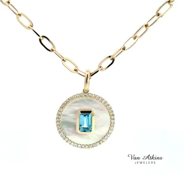 0.89 Carat Color Stones Necklace Van Atkins Jewelers New Albany, MS