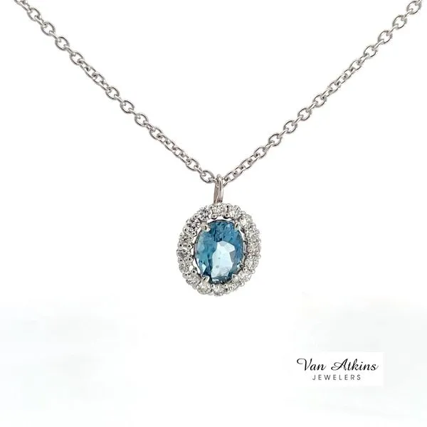 0.96 Carat Color Stone Necklace Van Atkins Jewelers New Albany, MS