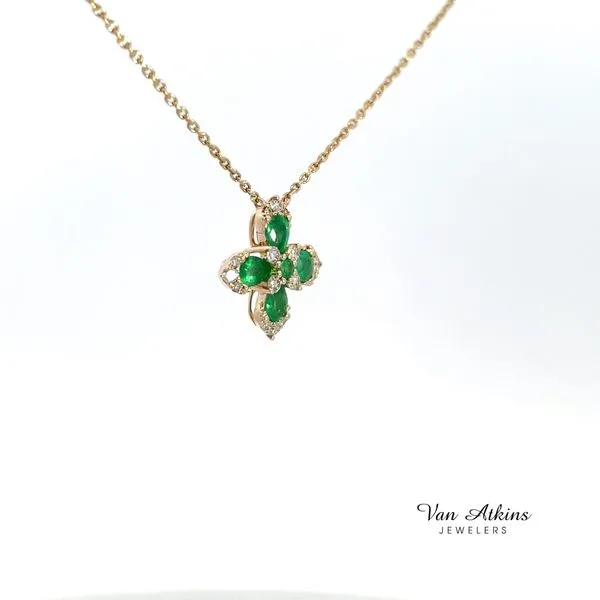 0.16 Carat Color Stone Necklace Image 4 Van Atkins Jewelers New Albany, MS