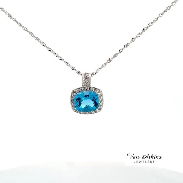 0.15 Carat Color Stone Necklace Van Atkins Jewelers New Albany, MS