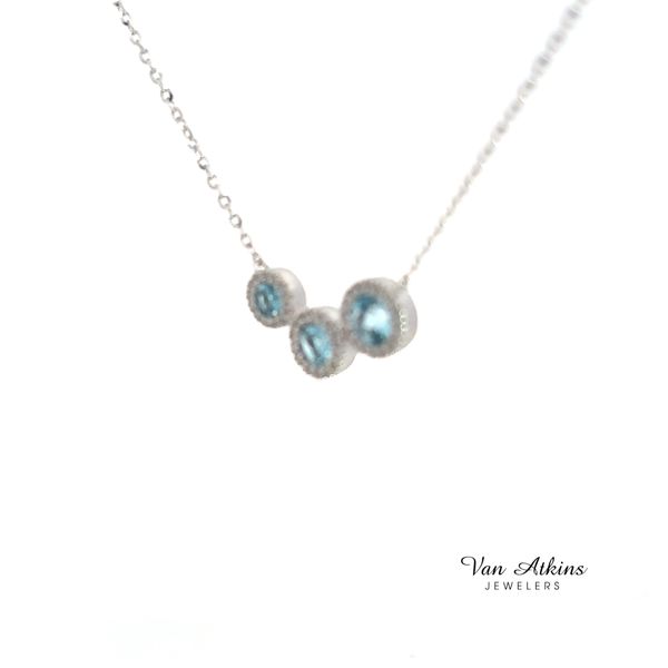 0.43 Carat Color Stones Necklace Image 3 Van Atkins Jewelers New Albany, MS