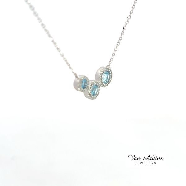 0.43 Carat Color Stones Necklace Image 4 Van Atkins Jewelers New Albany, MS