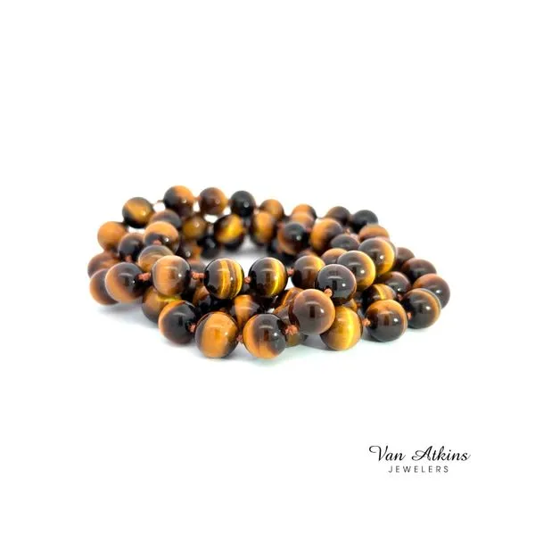 Tiger's Eye Necklace Image 3 Van Atkins Jewelers New Albany, MS