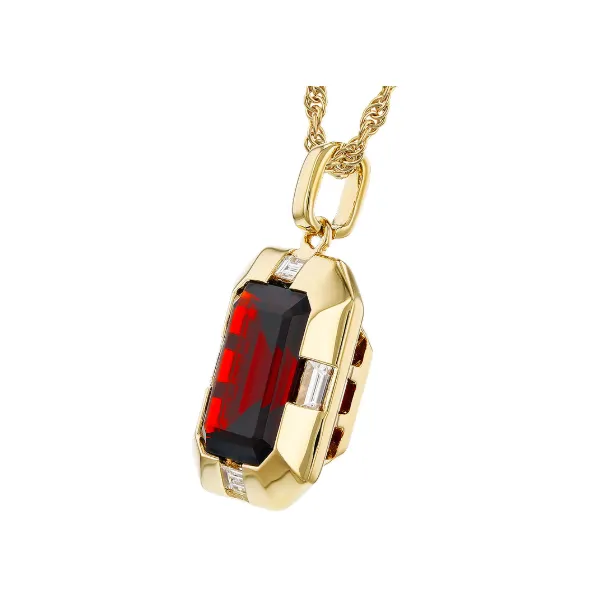 3.82 Carat Color Stones Pendant Image 2 Van Atkins Jewelers New Albany, MS