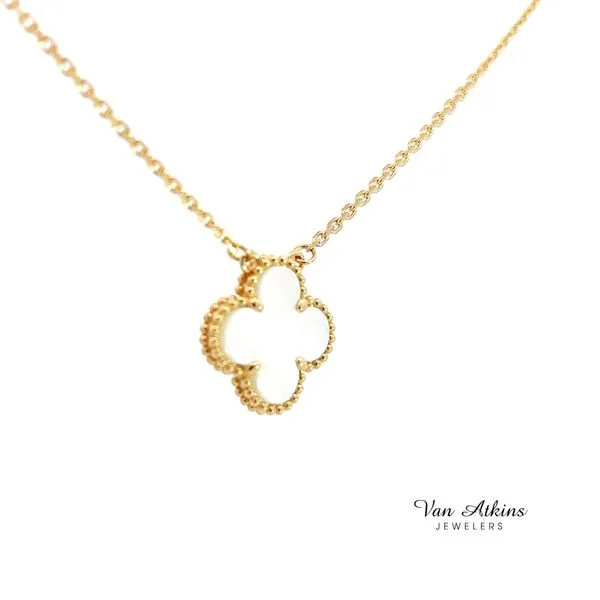 Mother Of Pearl Color Stone Necklace Image 2 Van Atkins Jewelers New Albany, MS