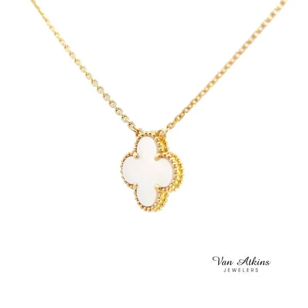 Mother Of Pearl Color Stone Necklace Image 3 Van Atkins Jewelers New Albany, MS