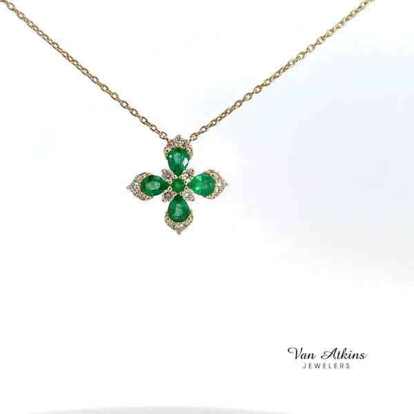 0.16 Carat Color Stone Necklace Image 3 Van Atkins Jewelers New Albany, MS