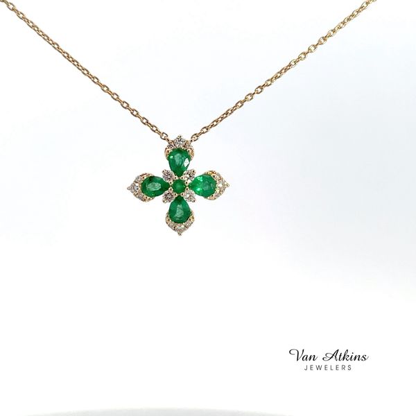 0.16 Carat Color Stone Necklace Image 3 Van Atkins Jewelers New Albany, MS