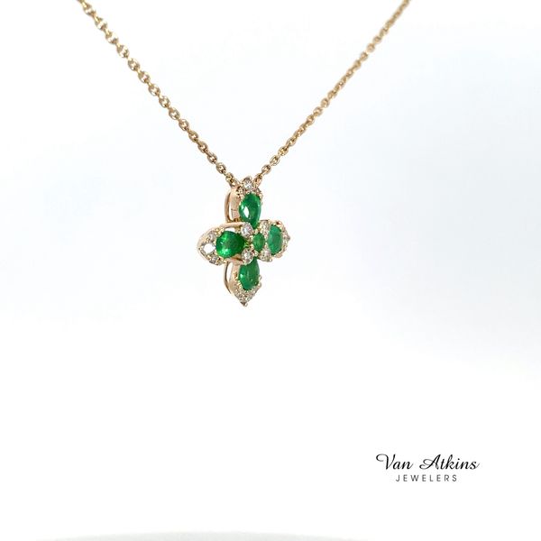 0.16 Carat Color Stone Necklace Image 4 Van Atkins Jewelers New Albany, MS