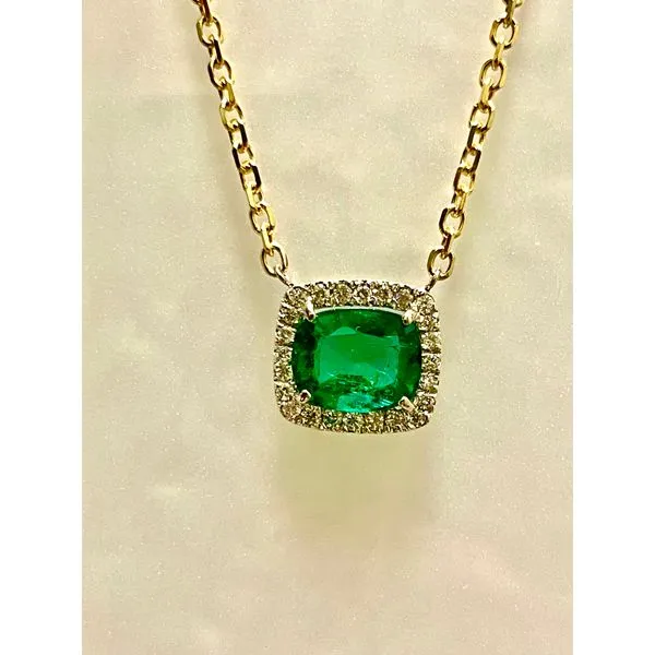 3.54 Carat Green Emerald/Diamond Ring Van Atkins Jewelers New Albany, MS