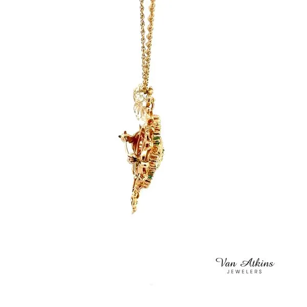 0.82 Carat Estate Color Stone Necklace Image 2 Van Atkins Jewelers New Albany, MS