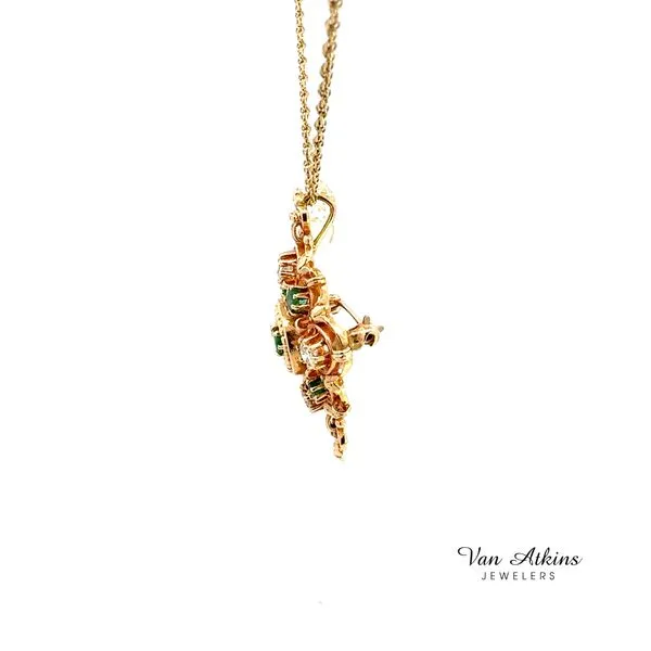 0.82 Carat Estate Color Stone Necklace Image 3 Van Atkins Jewelers New Albany, MS