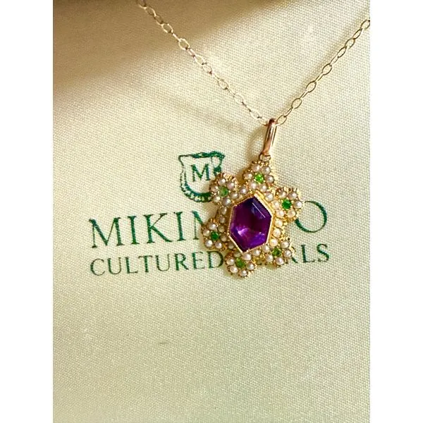 Estate Color Stone Pendants/Necklaces Van Atkins Jewelers New Albany, MS
