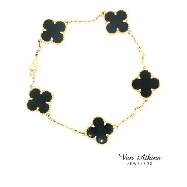 Black Onyx Color Stone Bracelet Van Atkins Jewelers New Albany, MS