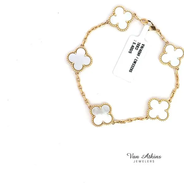 Mother Of Pearl Color Stone Bracelet Image 3 Van Atkins Jewelers New Albany, MS