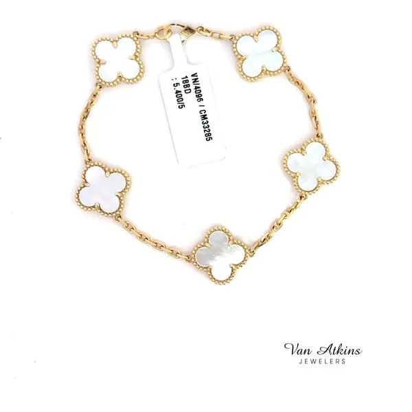 Mother Of Pearl Color Stone Bracelet Image 4 Van Atkins Jewelers New Albany, MS