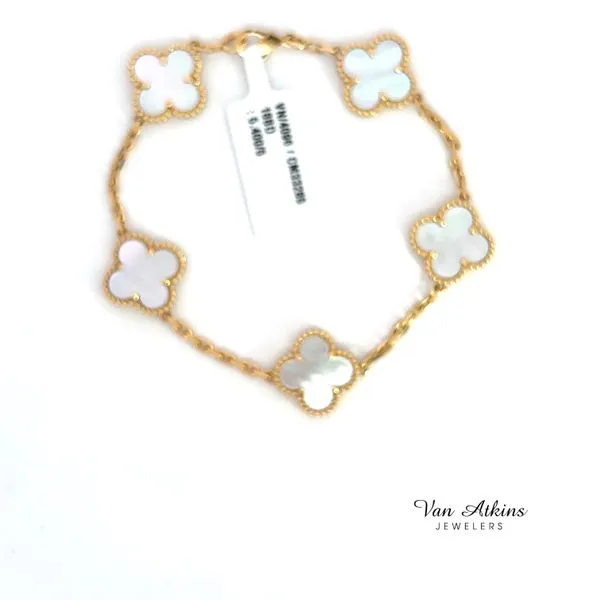 Mother Of Pearl Color Stone Bracelet Van Atkins Jewelers New Albany, MS