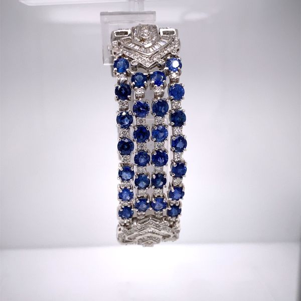 9.15 Carat Sapphire/Diamond Bracelet Image 2 Van Atkins Jewelers New Albany, MS