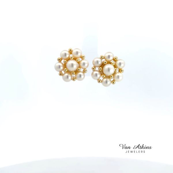 4.5 Carat Pearl Earrings Image 4 Van Atkins Jewelers New Albany, MS
