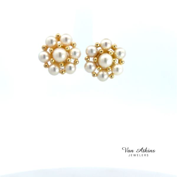 4.5 Carat Pearl Earrings Van Atkins Jewelers New Albany, MS
