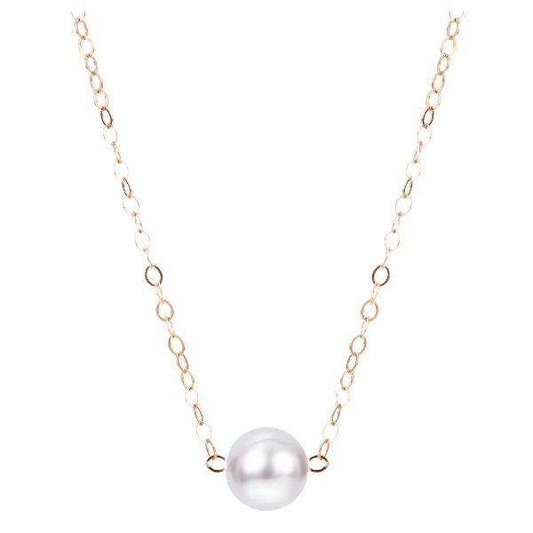 Isla White Pearl Necklace With Paperclip Chain - Gold Plated - Oak & Luna