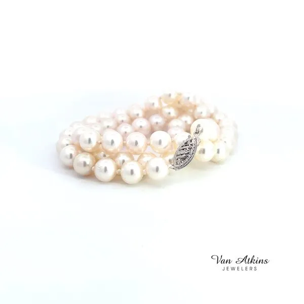 Pearl Necklace Image 2 Van Atkins Jewelers New Albany, MS