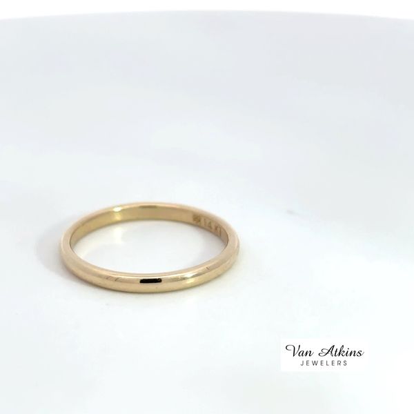 Precious Metal (No Stones) Wedding Bands - Ladies Image 3 Van Atkins Jewelers New Albany, MS
