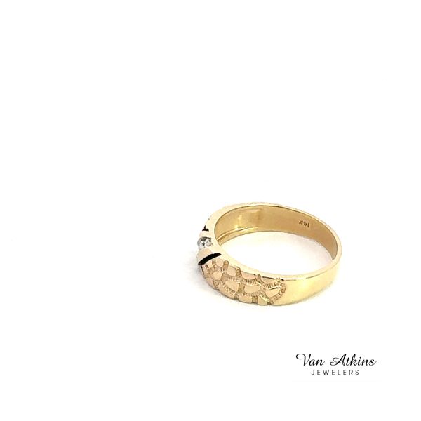 0.08 Carat Precious Metal Wedding Band - Men's Image 2 Van Atkins Jewelers New Albany, MS