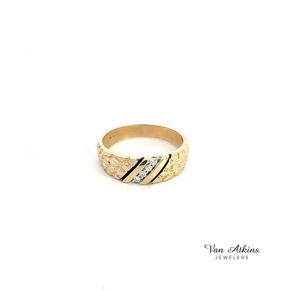 0.08 Carat Precious Metal Wedding Band - Men's Van Atkins Jewelers New Albany, MS
