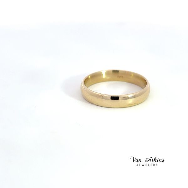 Precious Metal (No Stones) Wedding Bands - Men's Image 4 Van Atkins Jewelers New Albany, MS