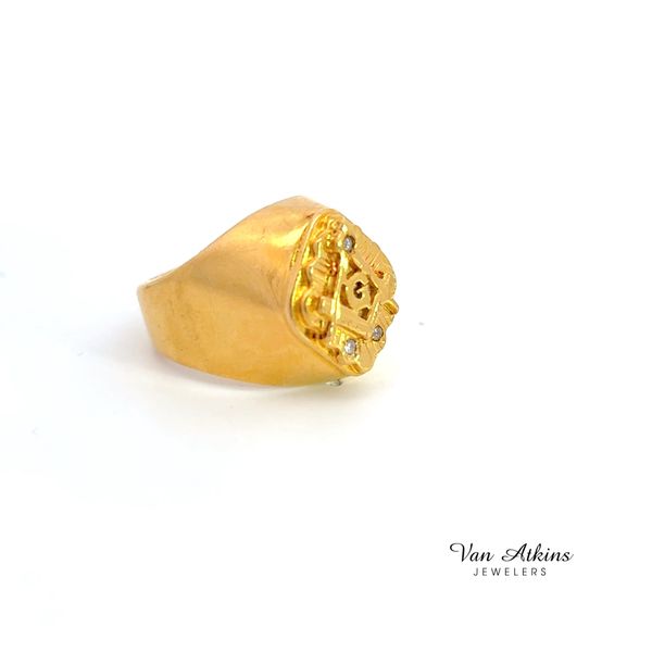 0.02 Carat Precious Metal Fashion Ring - Men's Image 2 Van Atkins Jewelers New Albany, MS